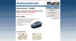 Desktop Screenshot of peugeot-centrum.cz